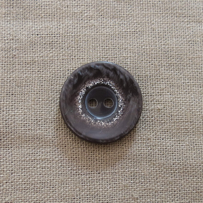 Rund halv blank knapp