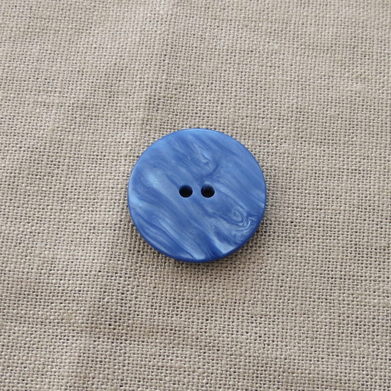 Rund halv blank knapp