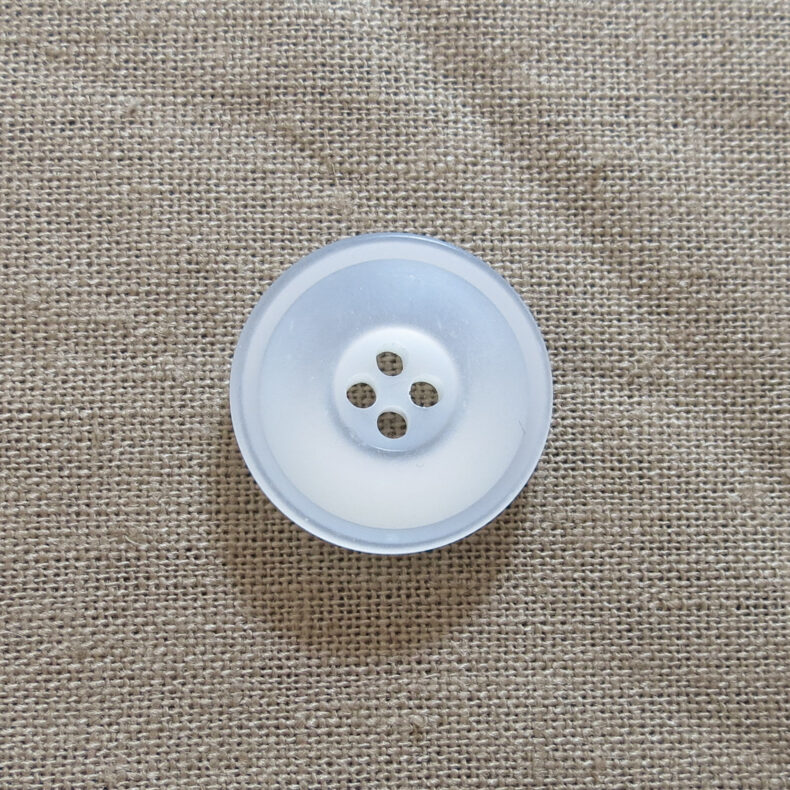 Rund halv blank knapp