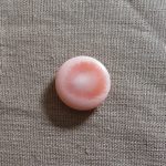 Rund halv blank knapp - Under isen - Melon