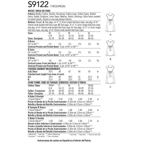 Simplicity S9122