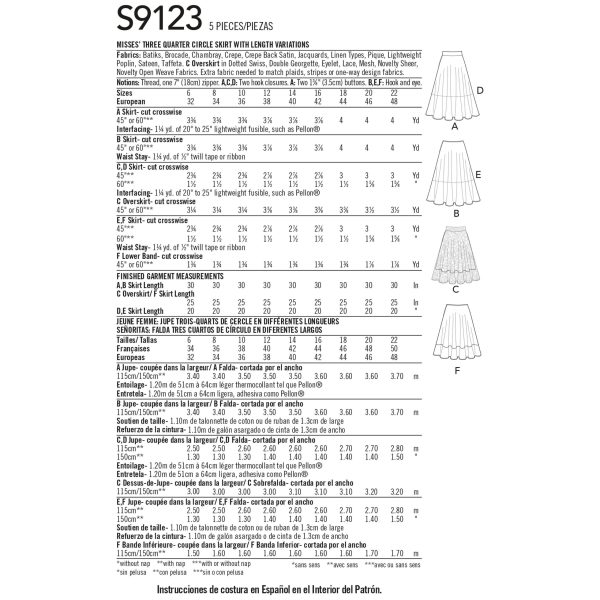 Simplicity S9123