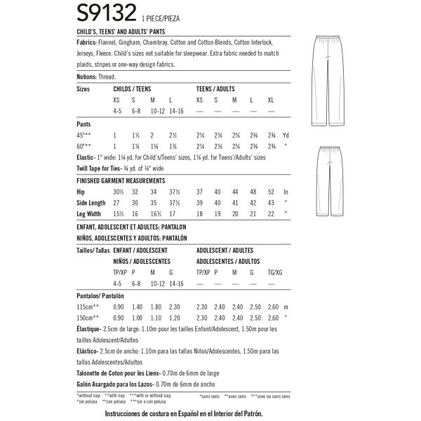 Simplicity S9132