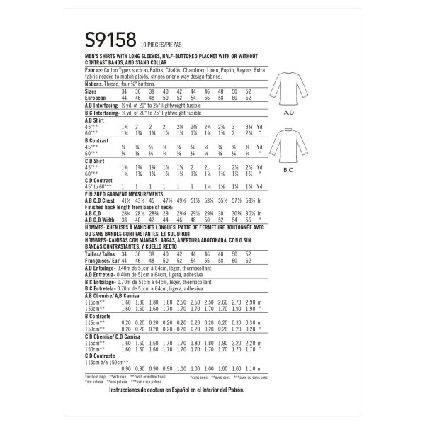 Simplicity S9158