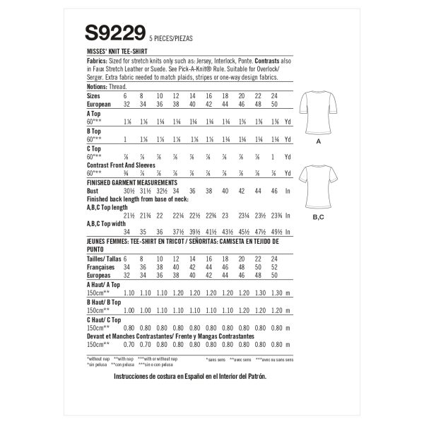 Simplicity S9229