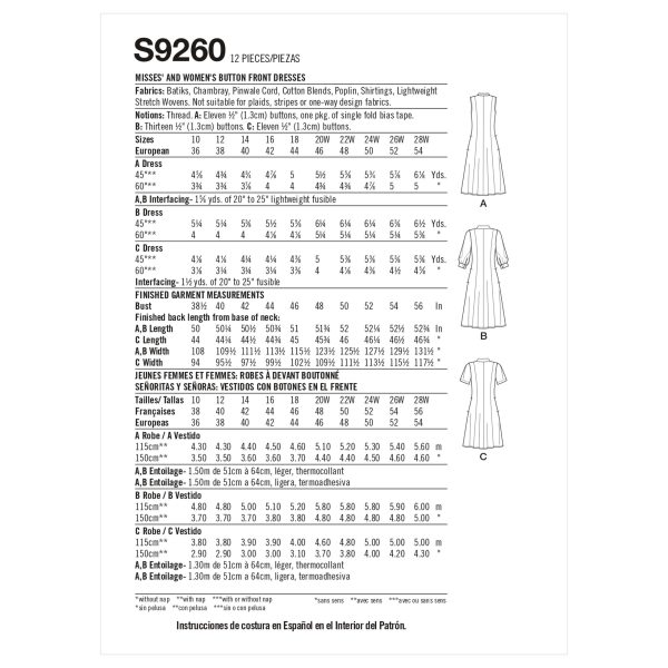 Simplicity S9260