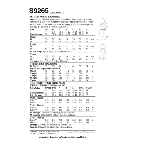 Simplicity S9265