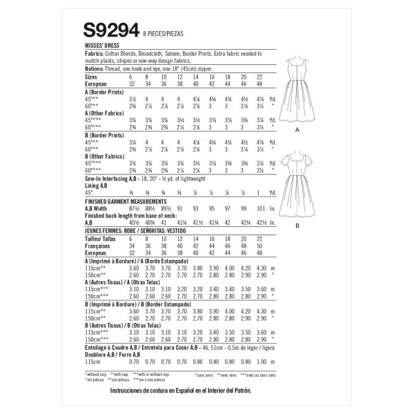 Simplicity S9294