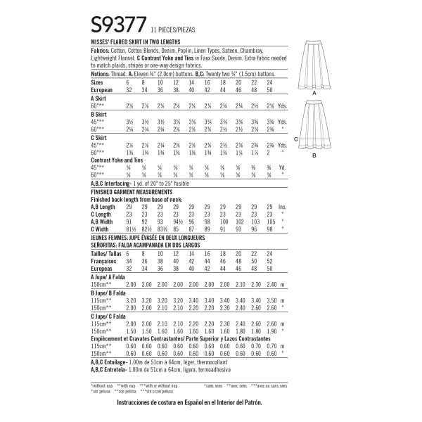 Simplicity S9377