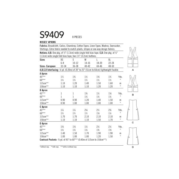 Simplicity S9409