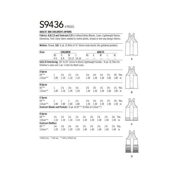 Simplicity S9436