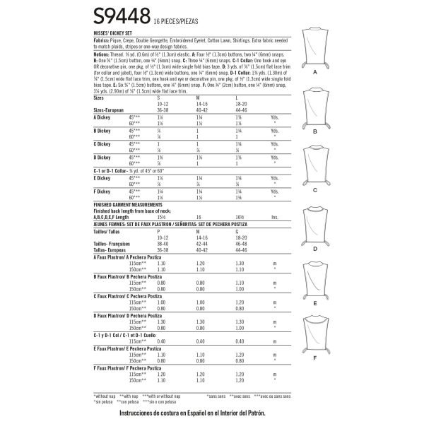 Simplicity S9448