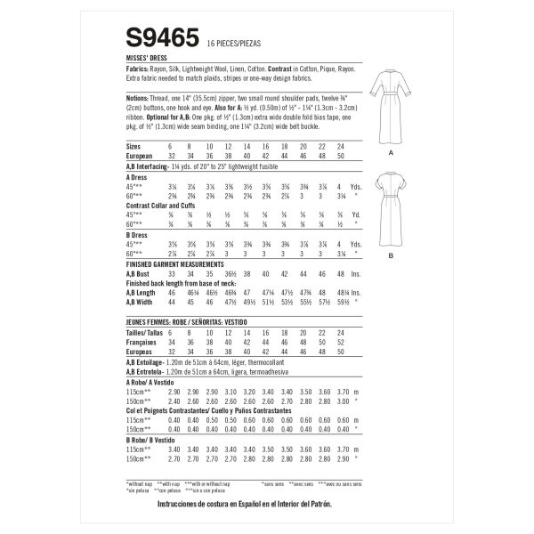 Simplicity S9465