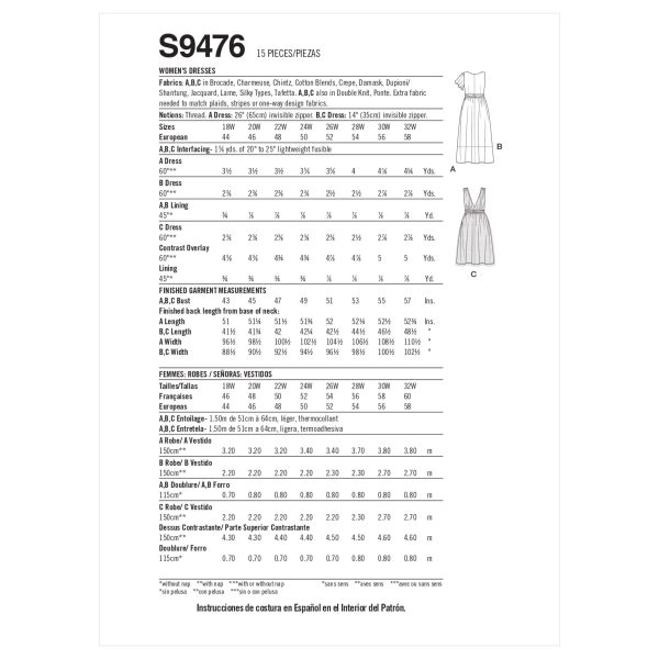 Simplicity S9476