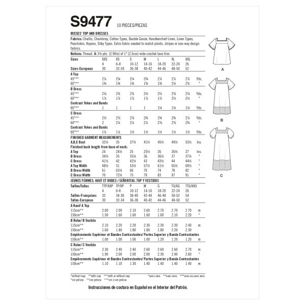 Simplicity S9477