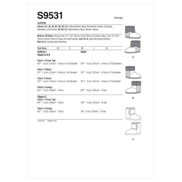 Simplicity S9531