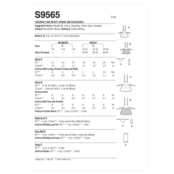 Simplicity S9564