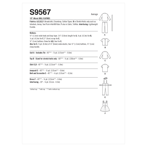 Simplicity S9567