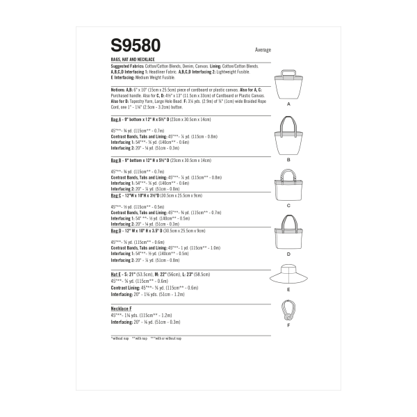 Simplicity S9580