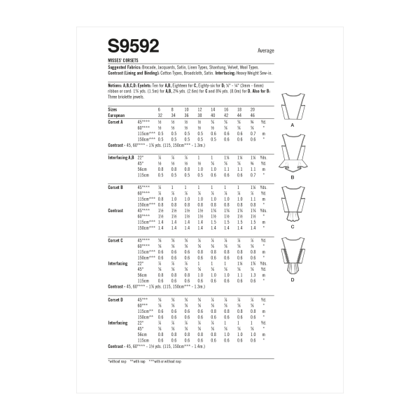 Simplicity S9592