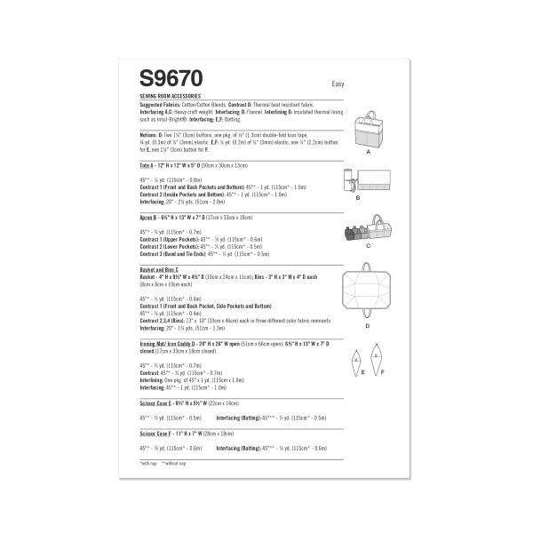 Simplicity S9670
