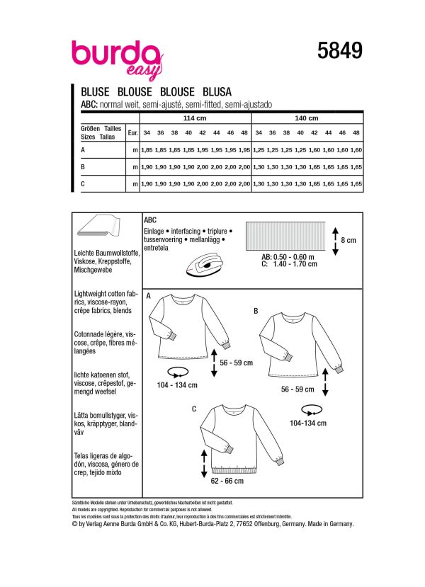 Burda 5849