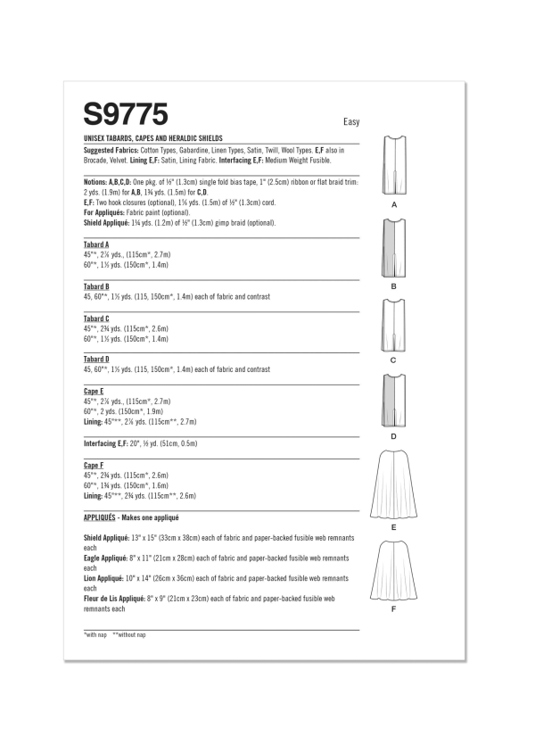 Simplicity S9775