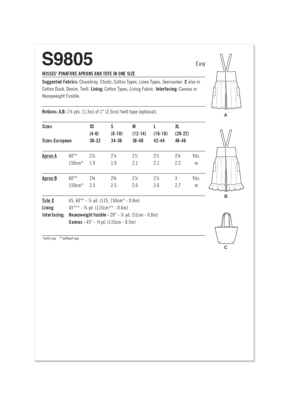 Simplicity S9805