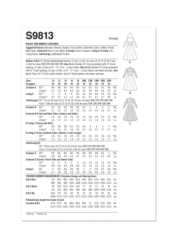 Simplicity S9813