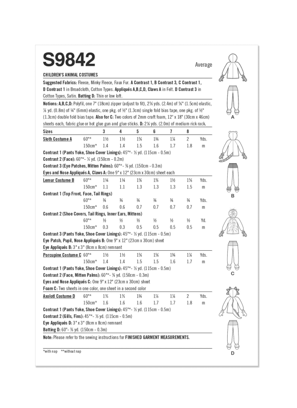 Simplicity S9842