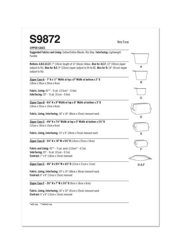 Simplicity S9872