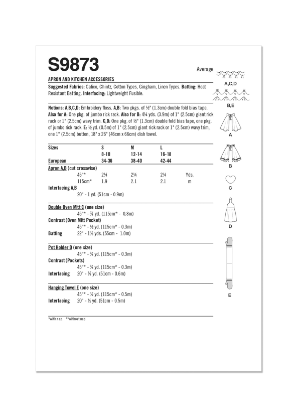Simplicity S9873