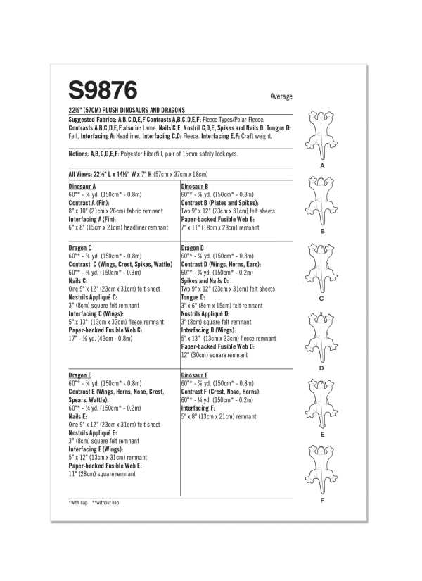 Simplicity S9876