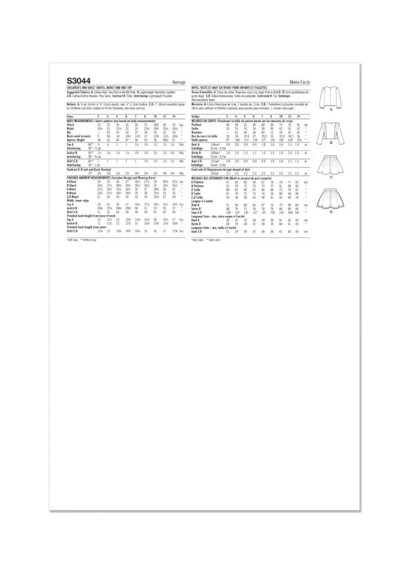 Simplicity S3044